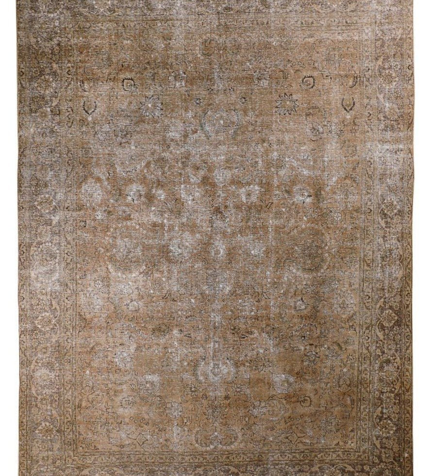 Vintnge Tabriz Rug | 9' 2" x 12' 11" - Rug the Rock