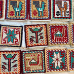 Wool Kilim Coasters 4" x 4" - Rug the Rock - coasters