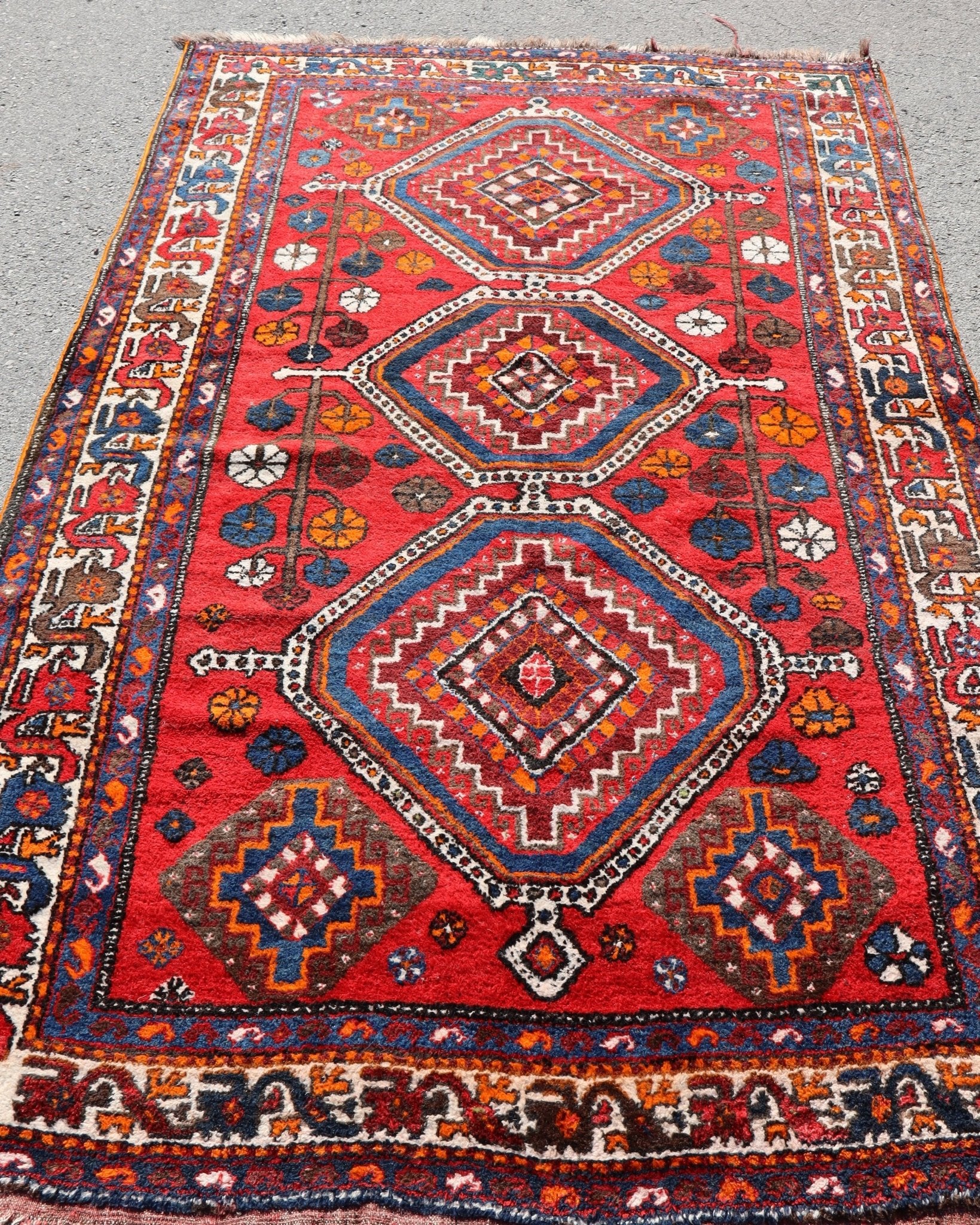 Yalameh Qashqai Rug | 5' 3" x 8' 2" - Rug the Rock - available