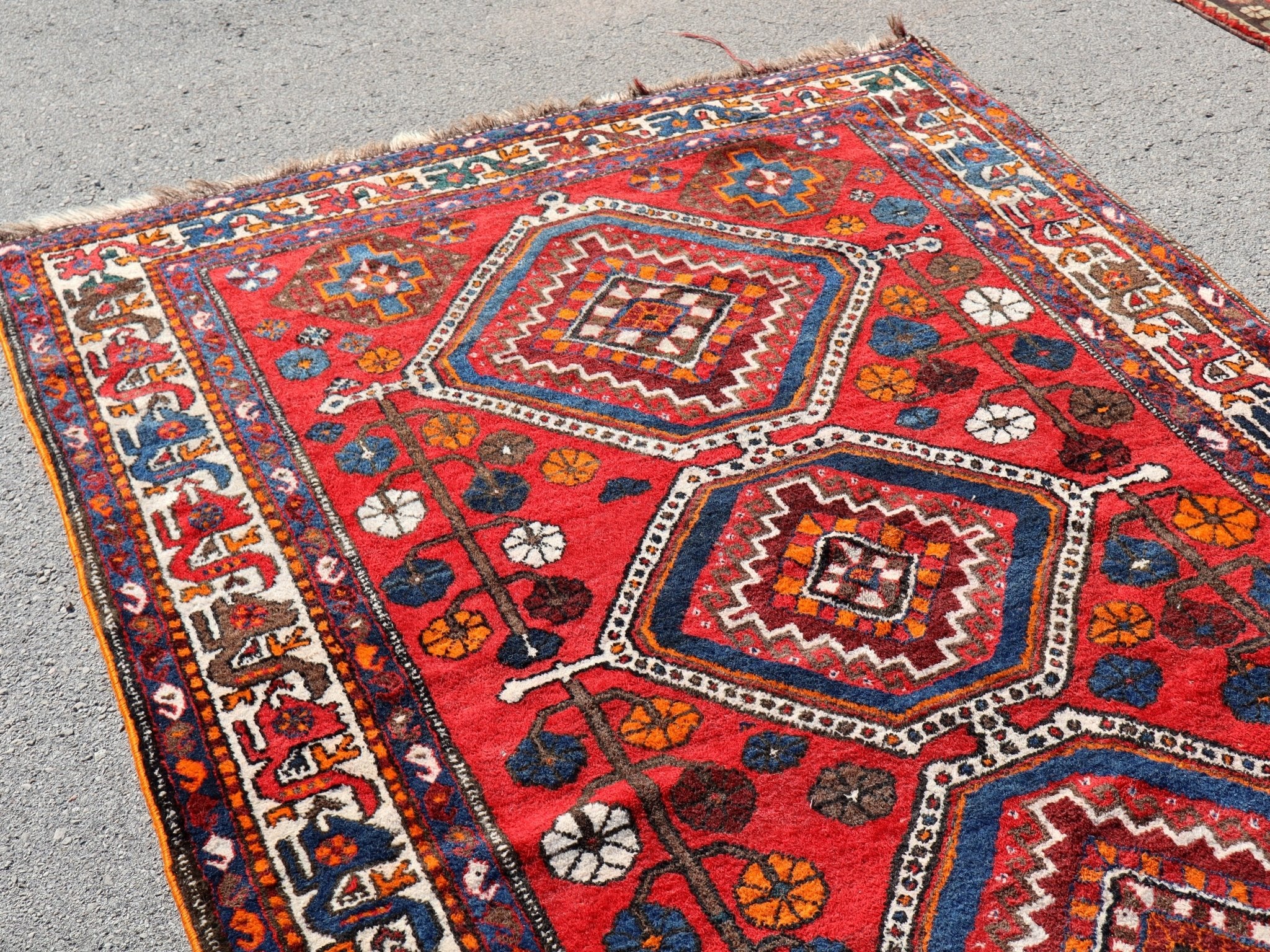 Yalameh Qashqai Rug | 5' 3" x 8' 2" - Rug the Rock - available