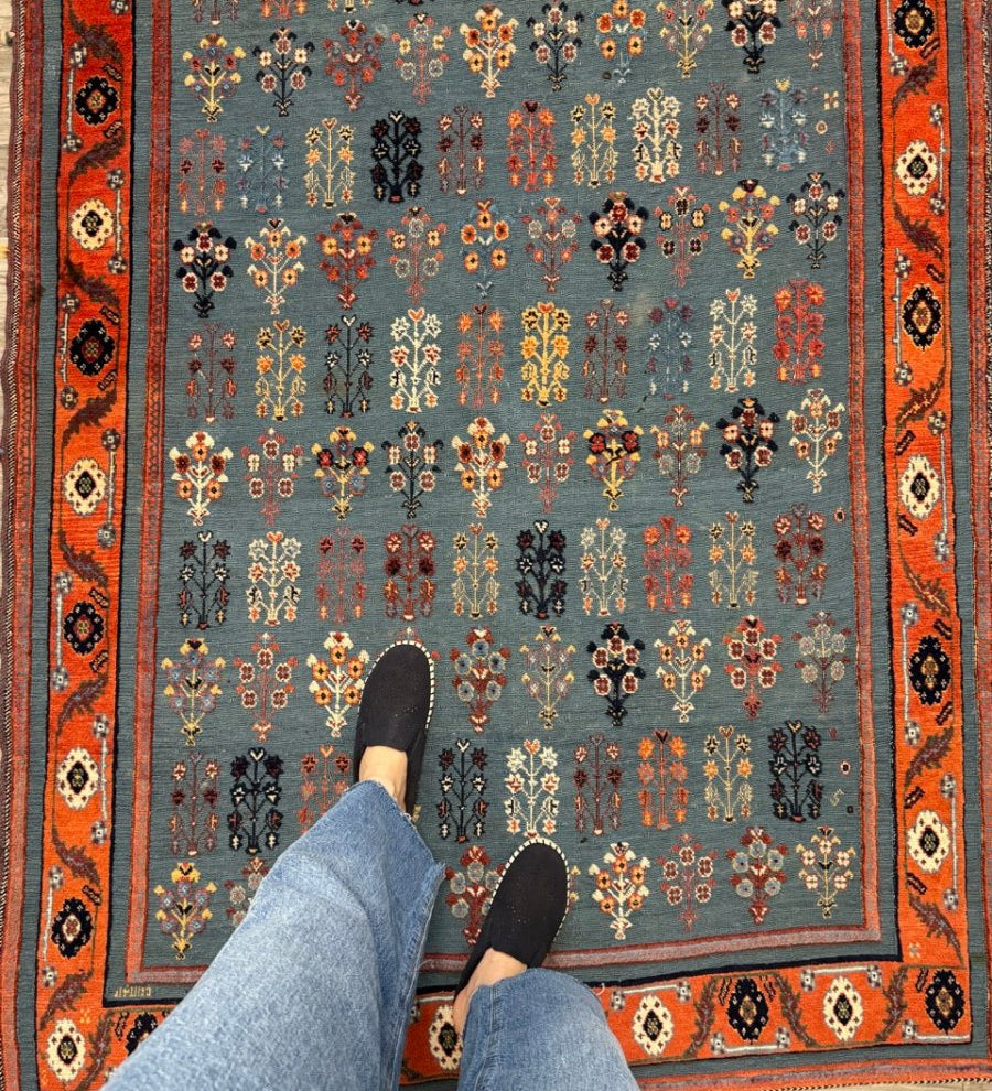 Zollanvari Gabbeh - Kilim | 4’ 2" x 6’ 3" - Rug the Rock