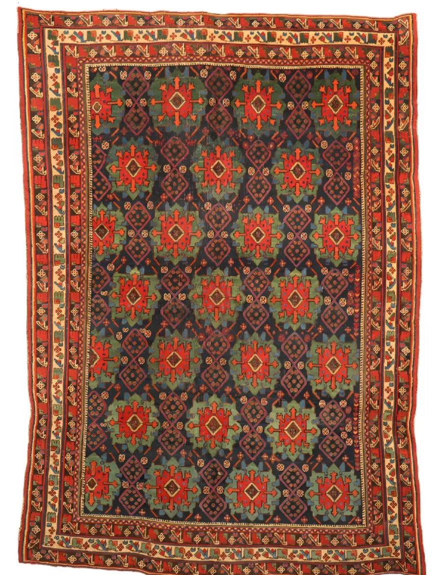 Antique Afshar Rug | 4' 3" x 5' 11" Rug the Rock