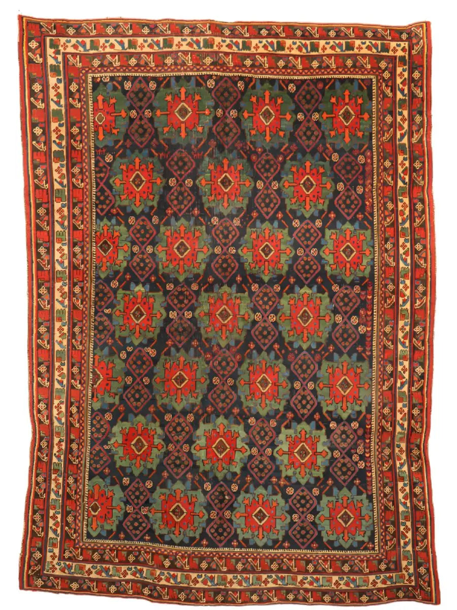 Antique Afshar Rug | 4' 3" x 5' 11" Rug the Rock