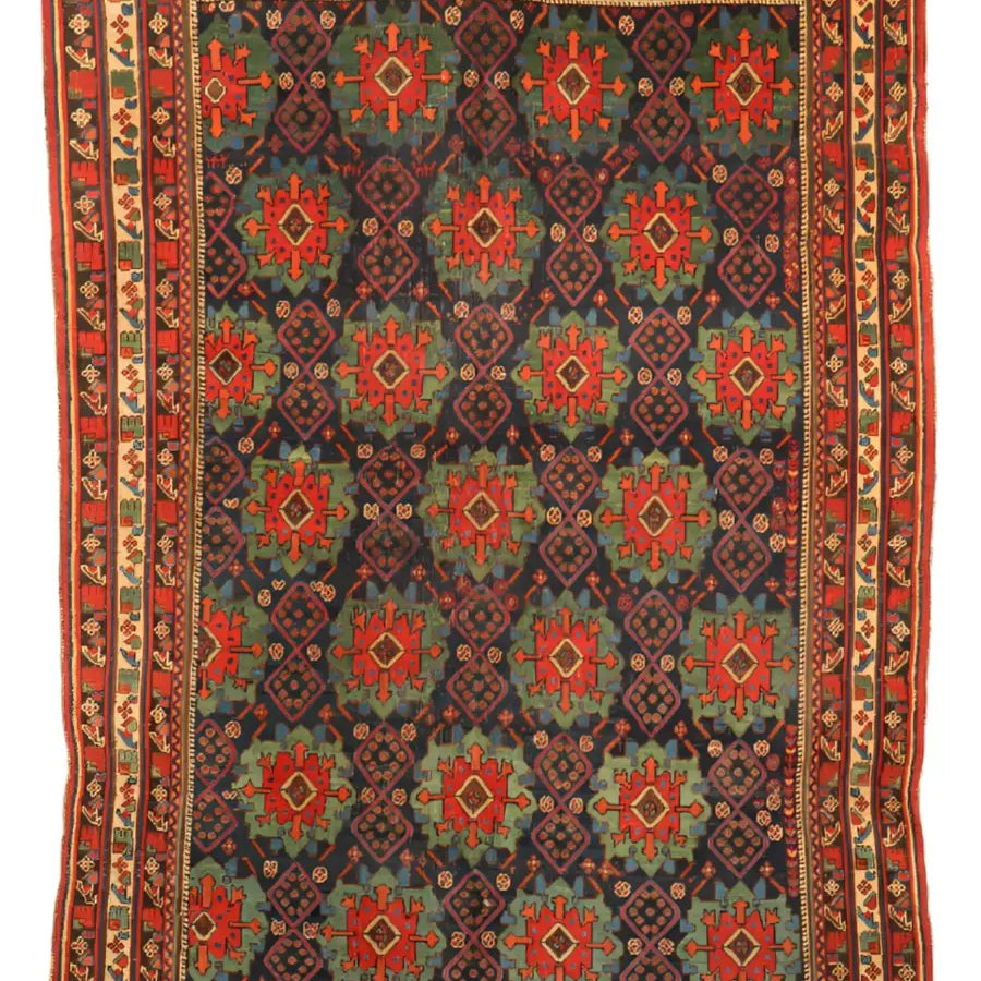 Antique Afshar Rug | 4' 3" x 5' 11" Rug the Rock