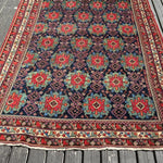 Antique Afshar Rug | 4' 3" x 5' 11" Rug the Rock