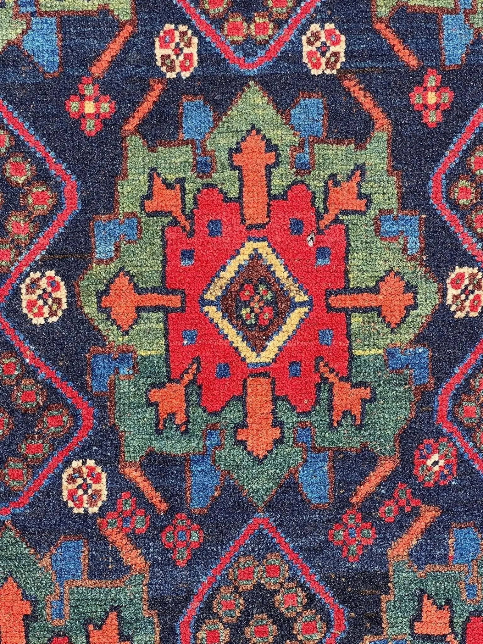 Antique Afshar Rug | 4' 3" x 5' 11" Rug the Rock