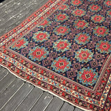 Antique Afshar Rug | 4' 3" x 5' 11" Rug the Rock