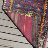 Antique Baluch Saddlebag  | 2' 7" x 3' 11" Rug the Rock