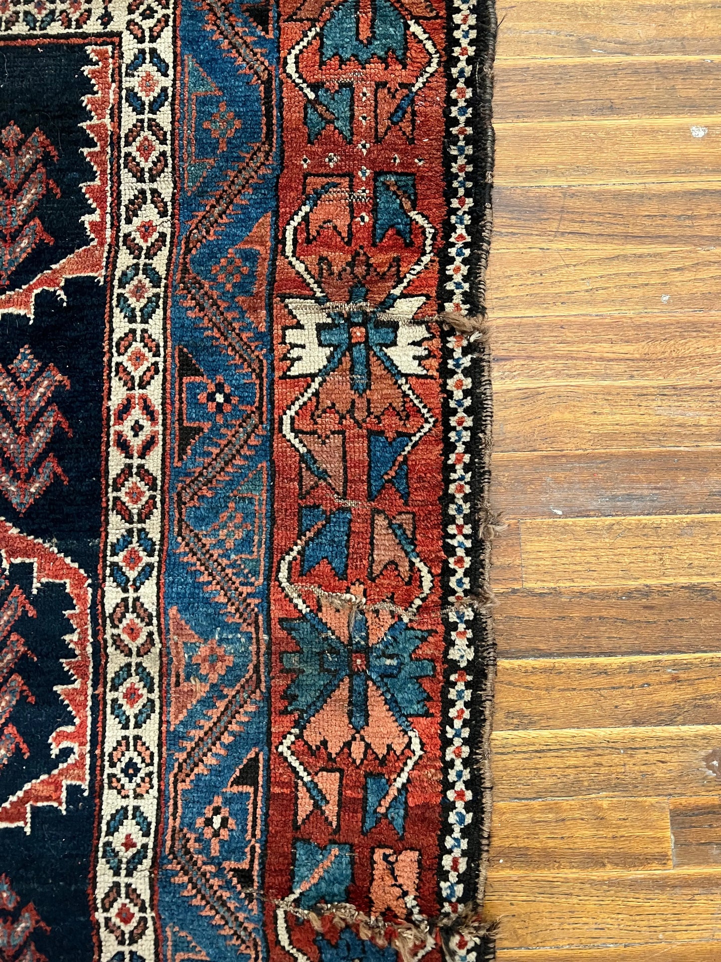On hold for Greg - Antique Persian Afshar Rug | 7’ 4" x 5’ Rug the Rock