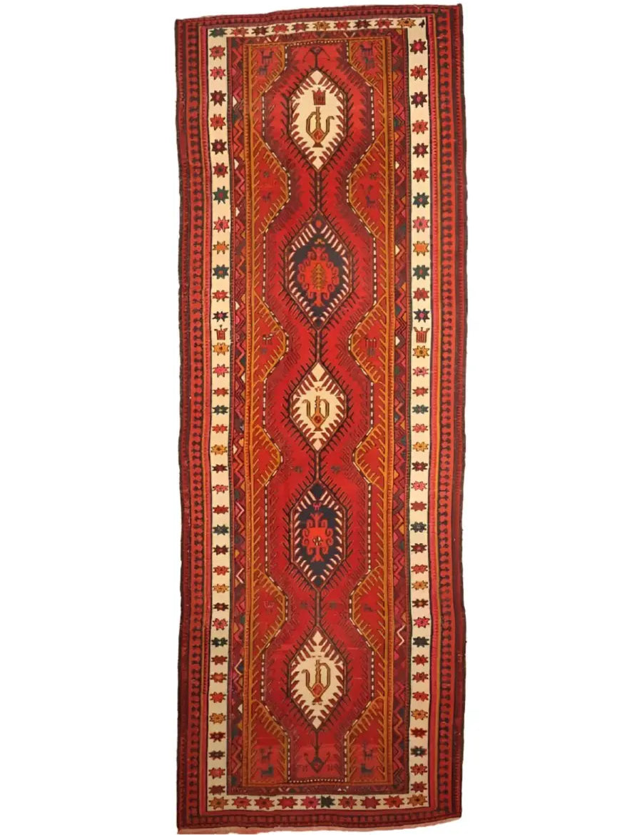 Persian Azerbaijan Soumak Runner | 3' 9" x 11' Rug the Rock
