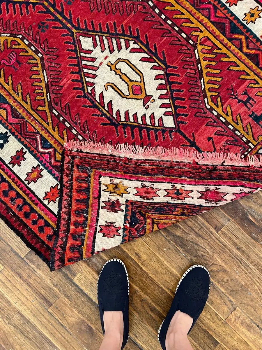 Persian Azerbaijan Soumak Runner | 3' 9" x 11' Rug the Rock