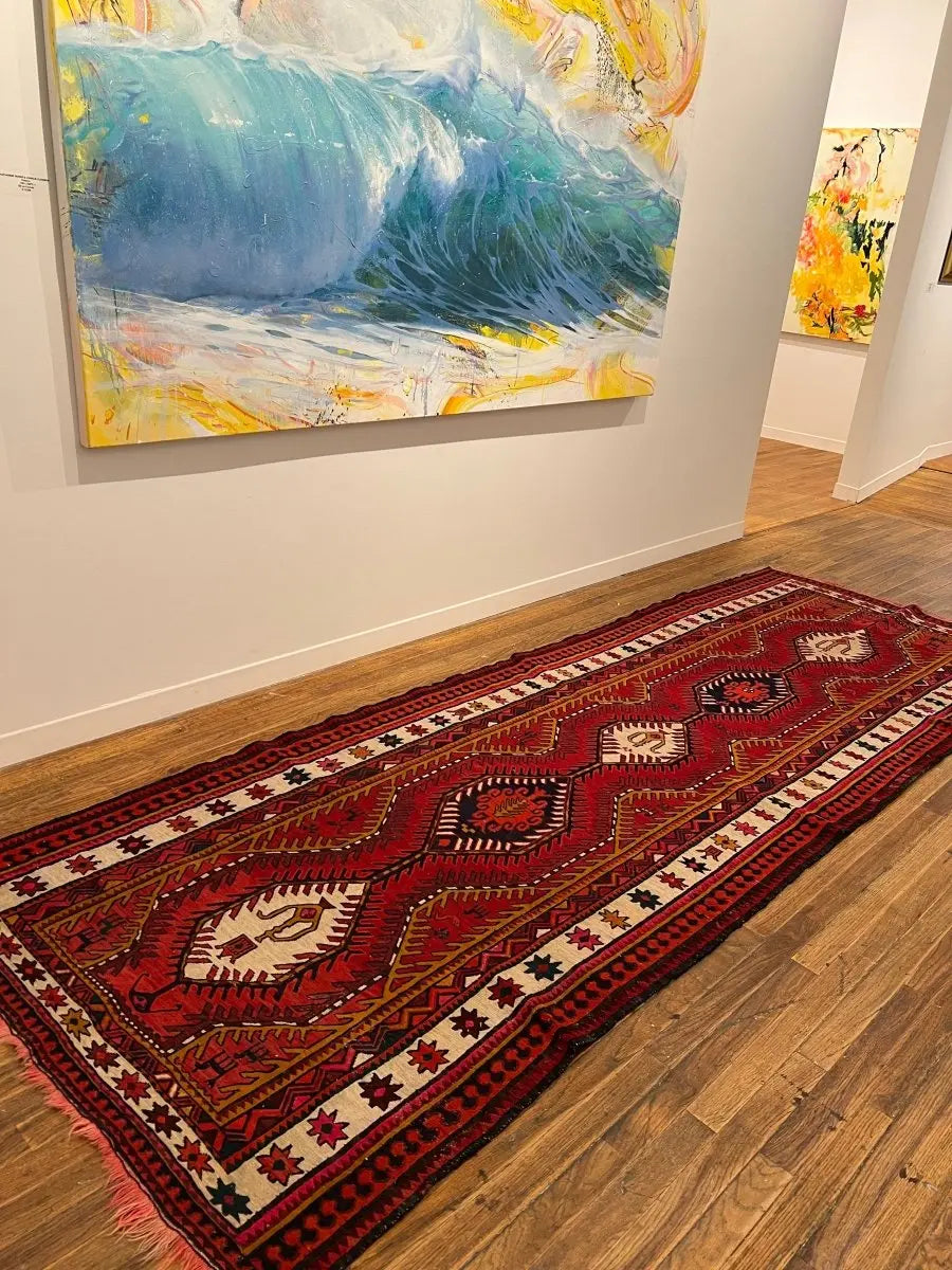 Persian Azerbaijan Soumak Runner | 3' 9" x 11' Rug the Rock