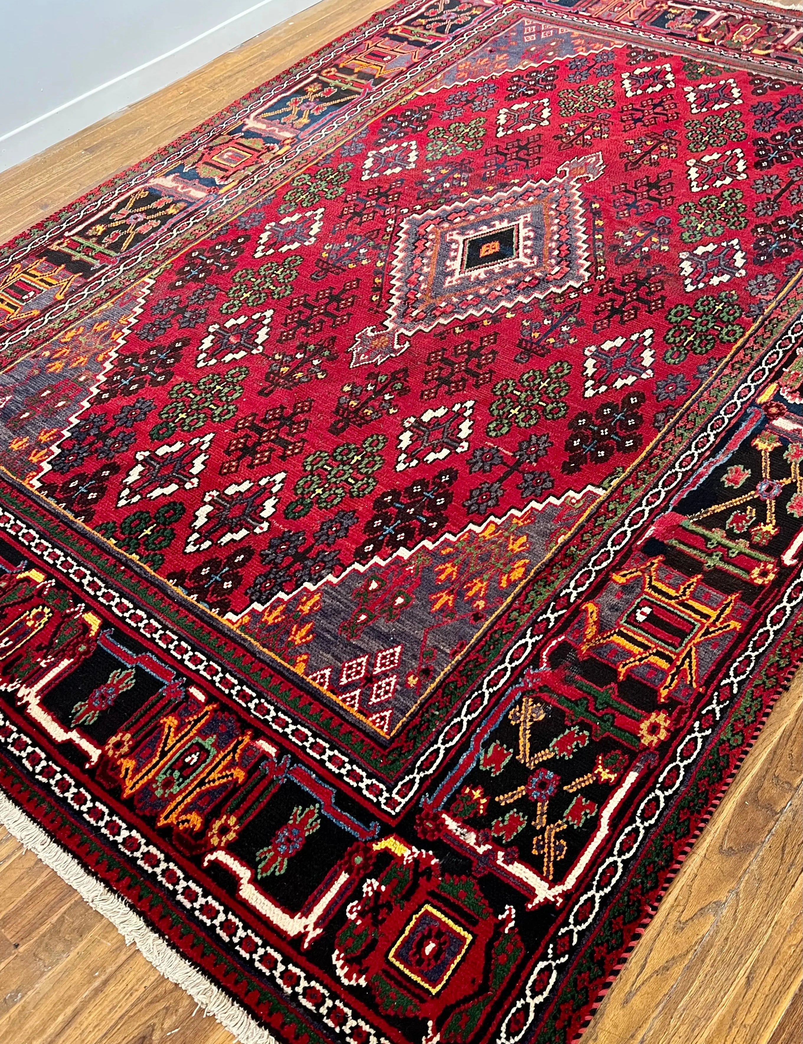 Persian Joshaqan Rug | 10’ 4” x 7’ 1” Rug the Rock