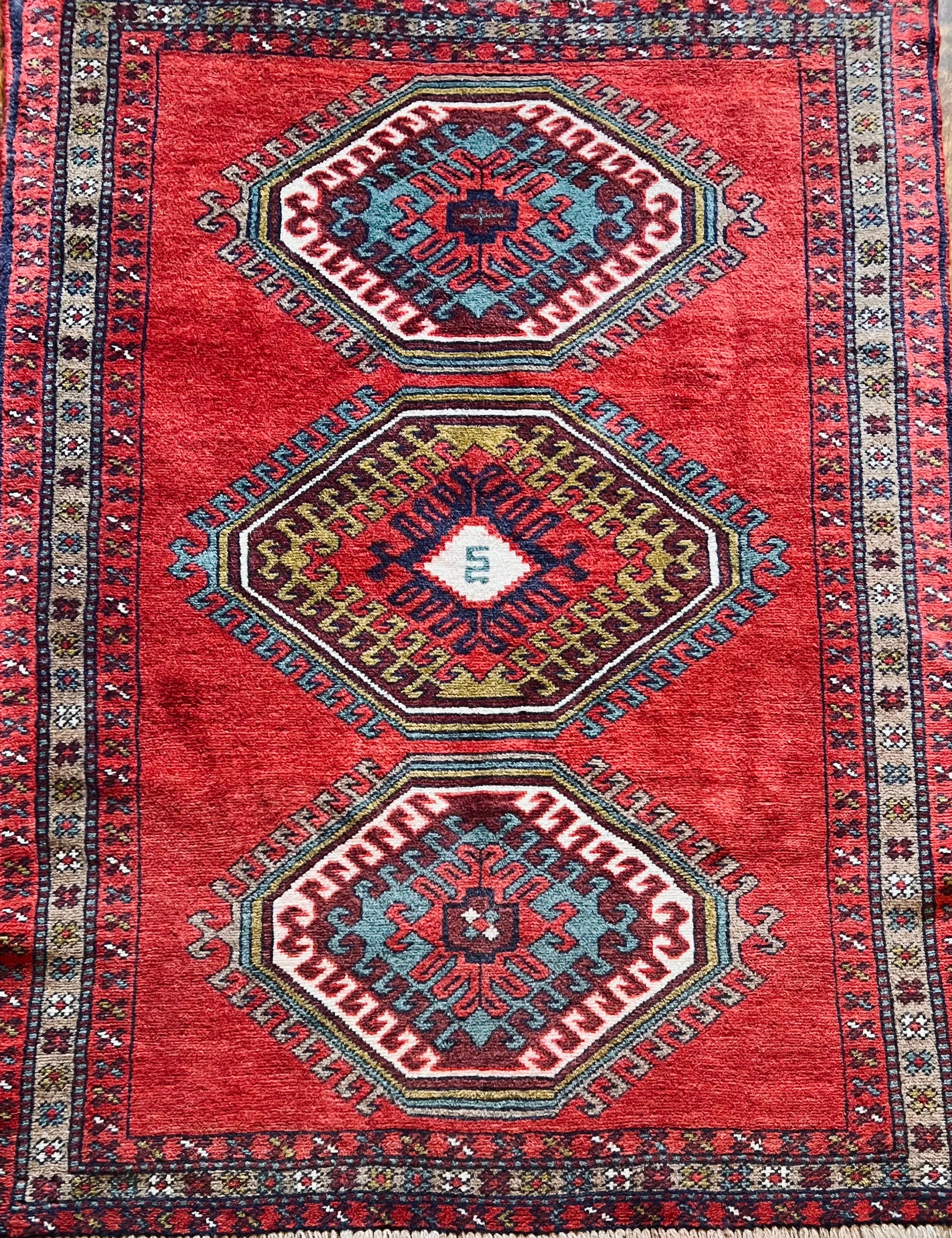 Persian Kurdish Rug | 5' 2" x 3' 9" Rug the Rock