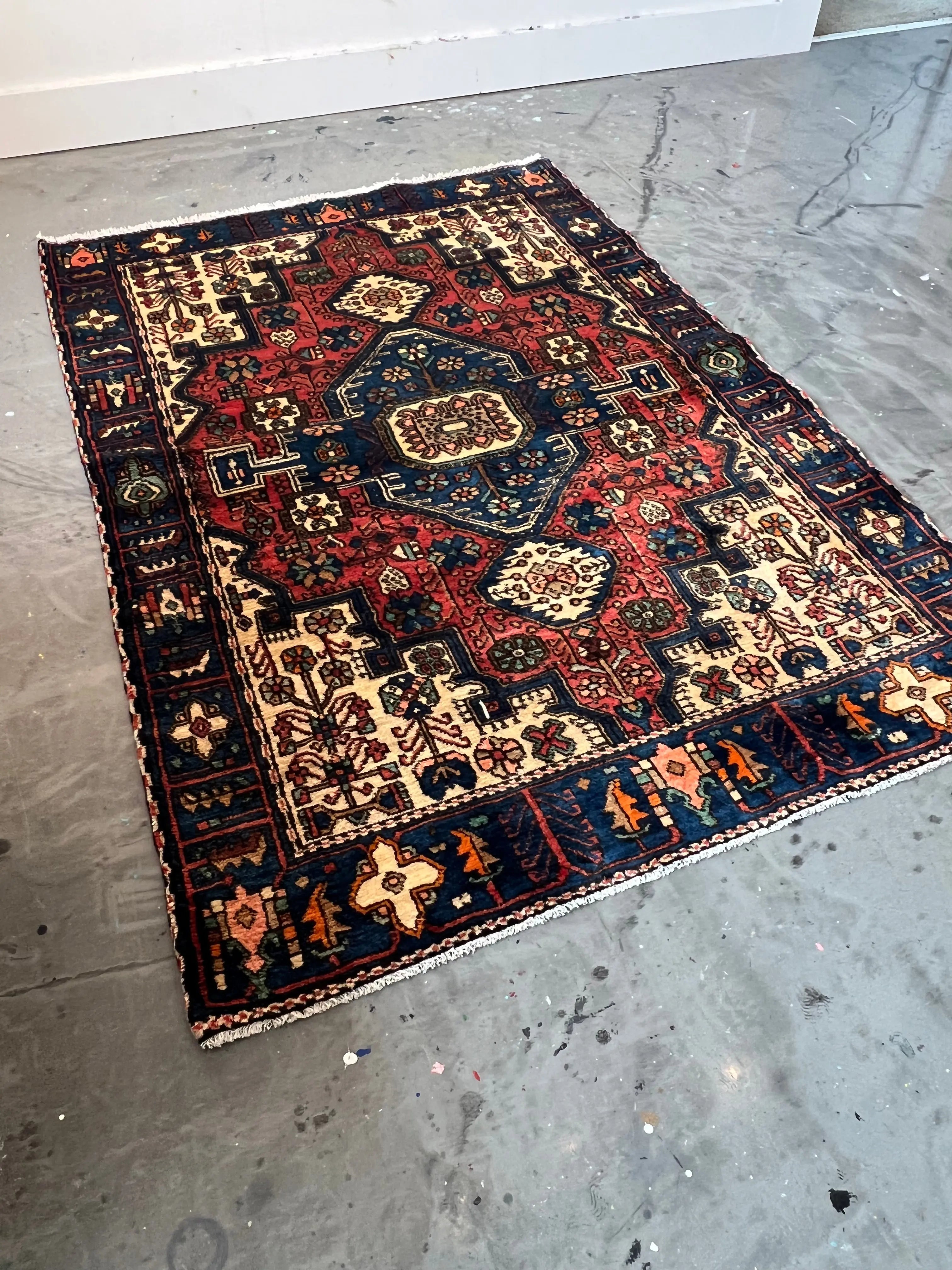 Persian Nahavand rug | 4’6” x 6’2” Rug the Rock