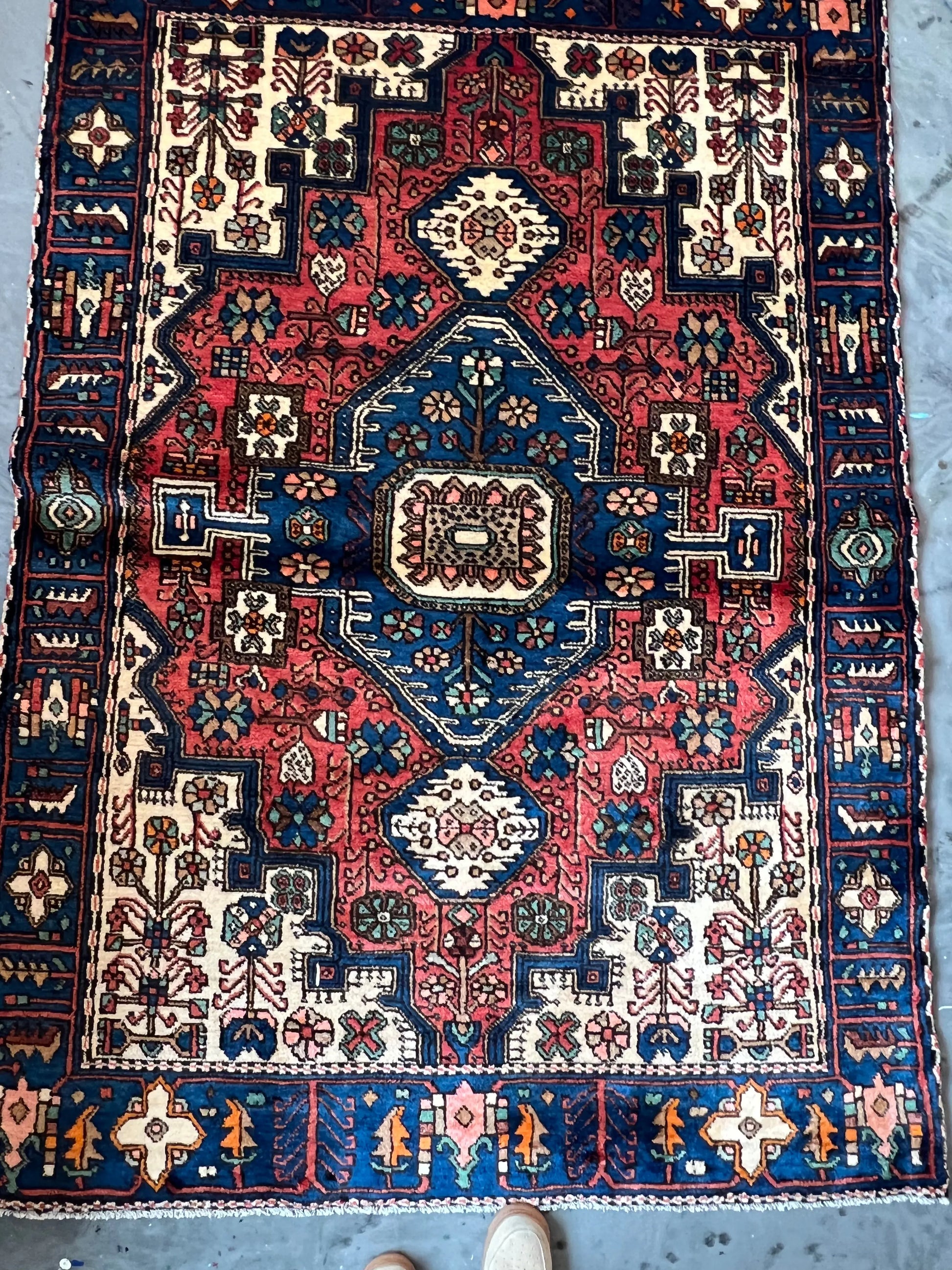 Persian Nahavand rug | 4’6” x 6’2” Rug the Rock