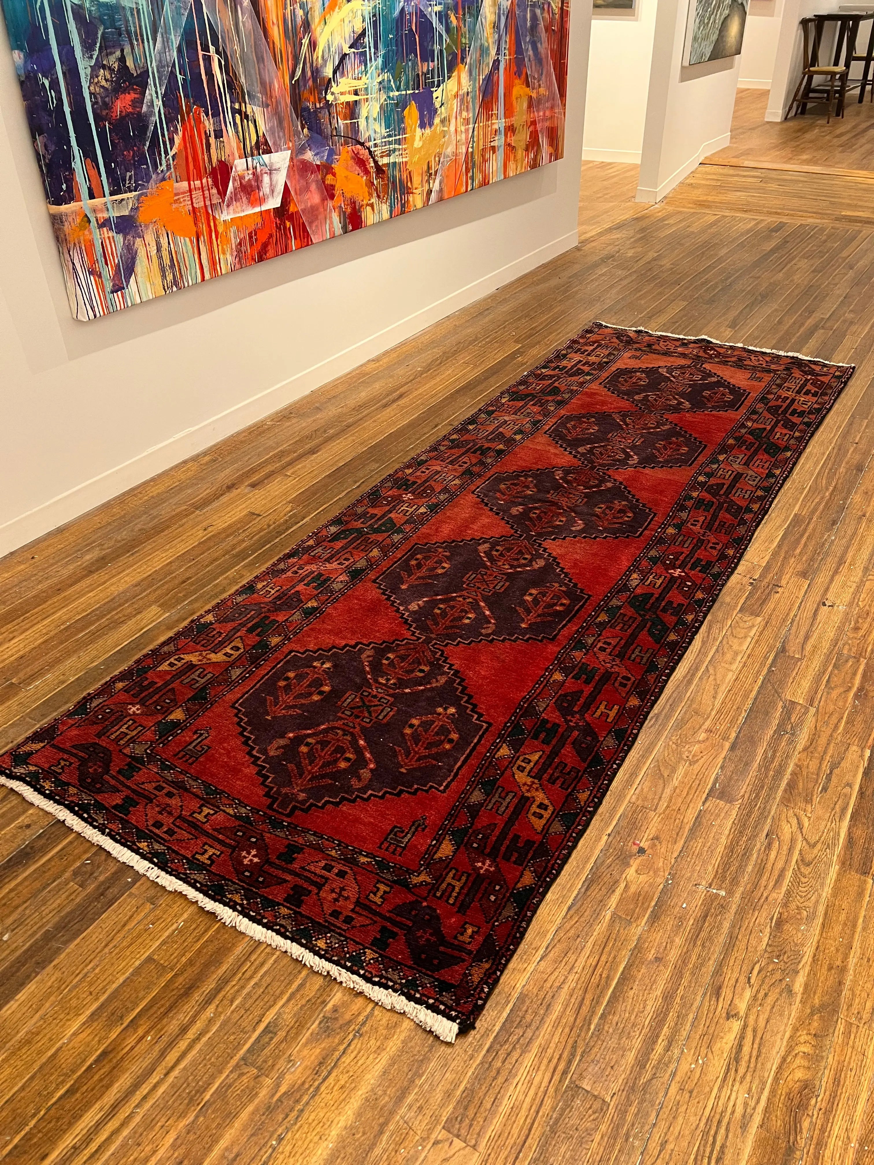 Persian vintage runner | 9’9” x 3’5” Rug the Rock