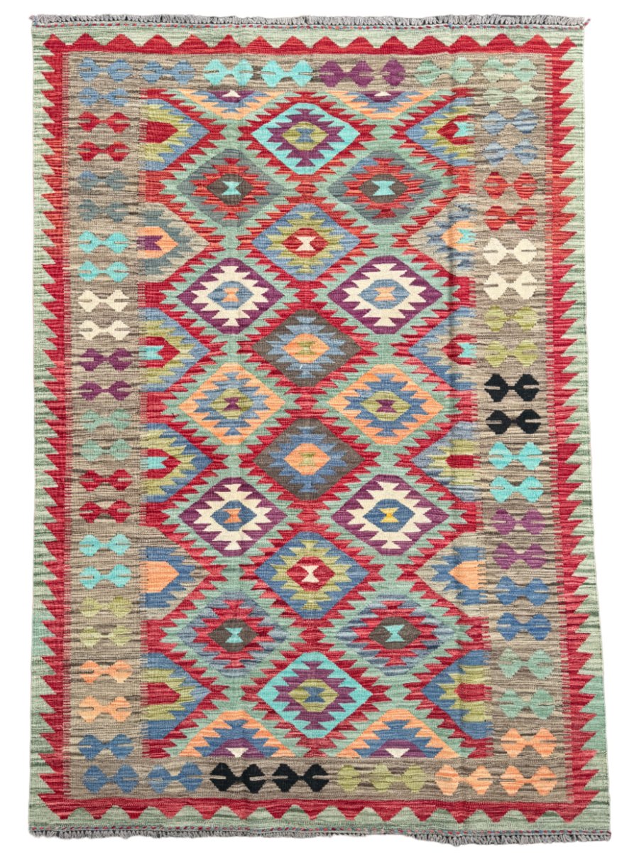 Afghan Maimana Kilim Rug | 5' 10" x 8' 5" Rug the Rock