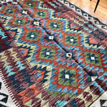 Afghan Maimana Kilim Rug | 6' 5" x 4' 6" Rug the Rock 