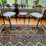 Afghan Maimana Kilim Rug | 6' 5" x 4' 6" Rug the Rock 
