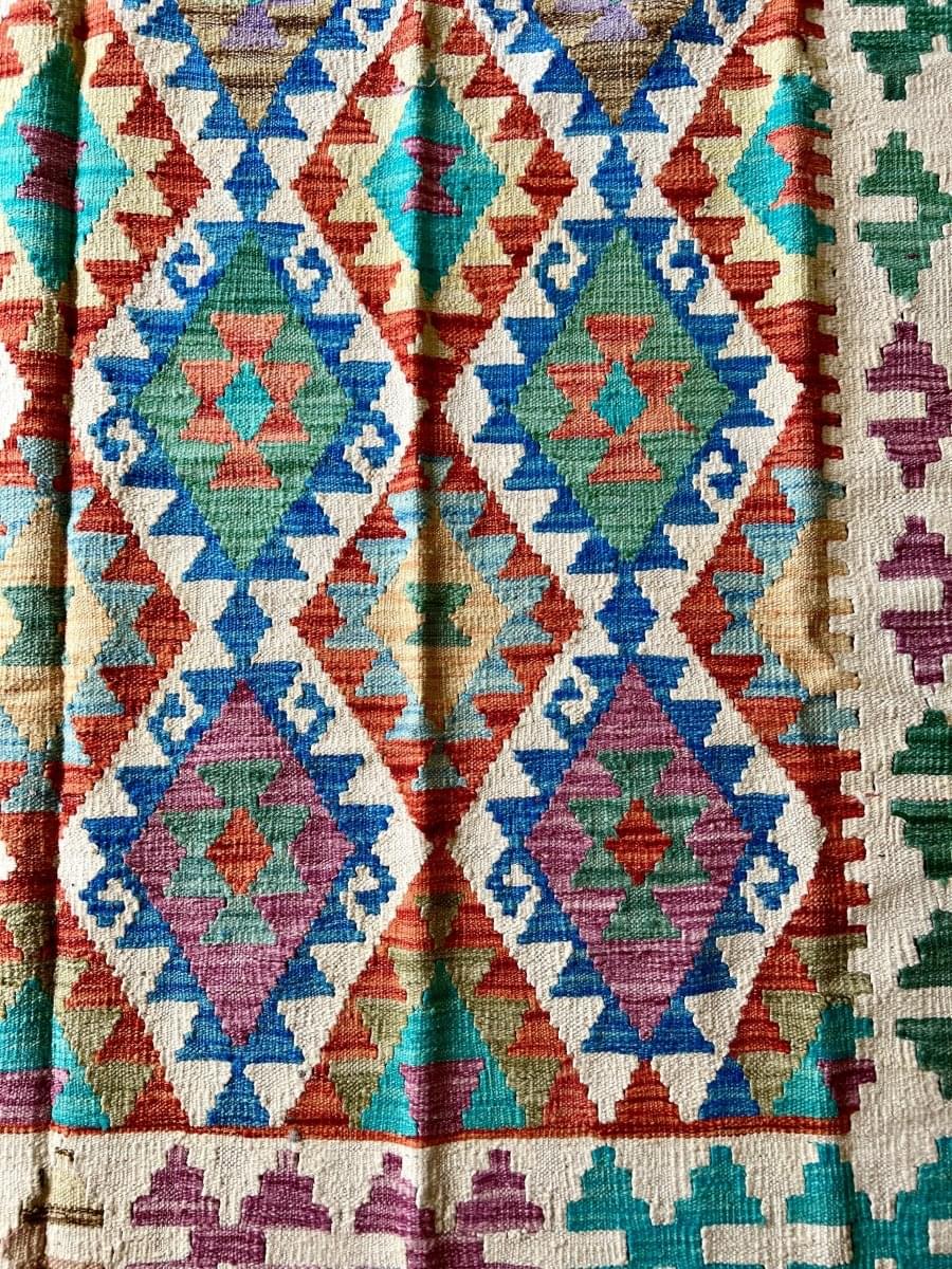 Afghan Maimana Kilim Rug | 9' 5" x 6' 8" Rug the Rock 