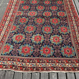 Antique Afshar Rug | 4' 3" x 5' 11" Rug the Rock 