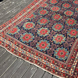 Antique Afshar Rug | 4' 3" x 5' 11" Rug the Rock 