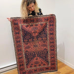 Antique Balcuh rug| 4’x3’ Rug the Rock