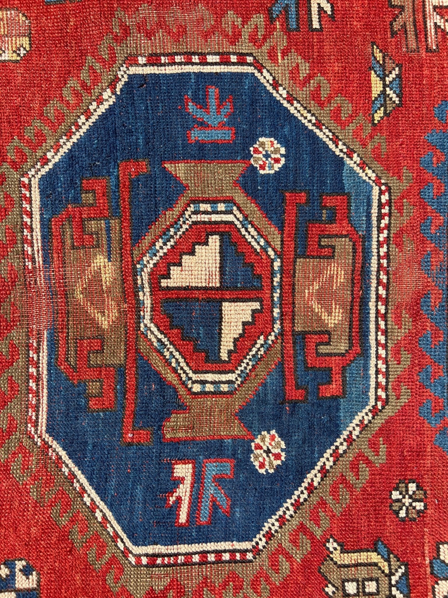 Antique Caucasian Karachov Kazak | 4' 11" x 6' 11" Rug the Rock 