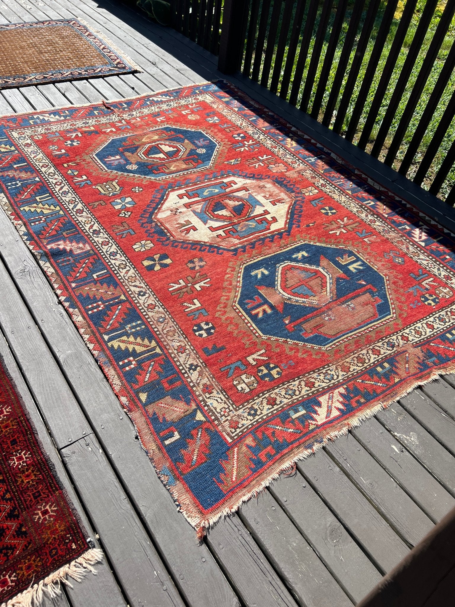 Antique Caucasian Karachov Kazak | 4' 11" x 6' 11" Rug the Rock 