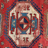 Antique Caucasian Karachov Kazak | 4' 11" x 6' 11" Rug the Rock 