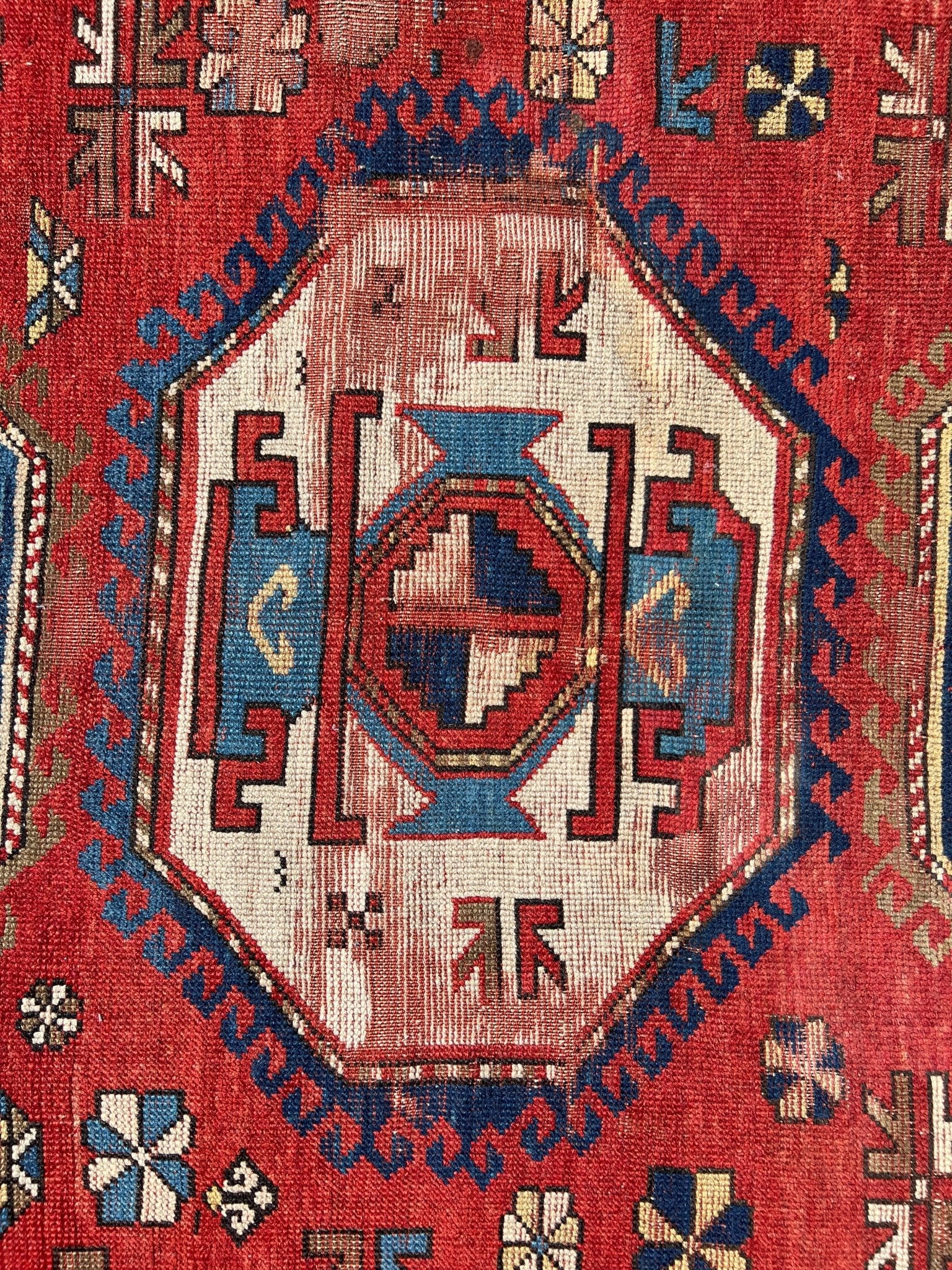 Antique Caucasian Karachov Kazak | 4' 11" x 6' 11" Rug the Rock 