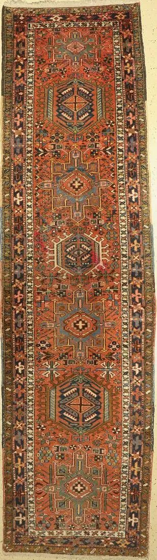 Antique Karaja Runner | 11' 10" x 3' 4" Rug the Rock