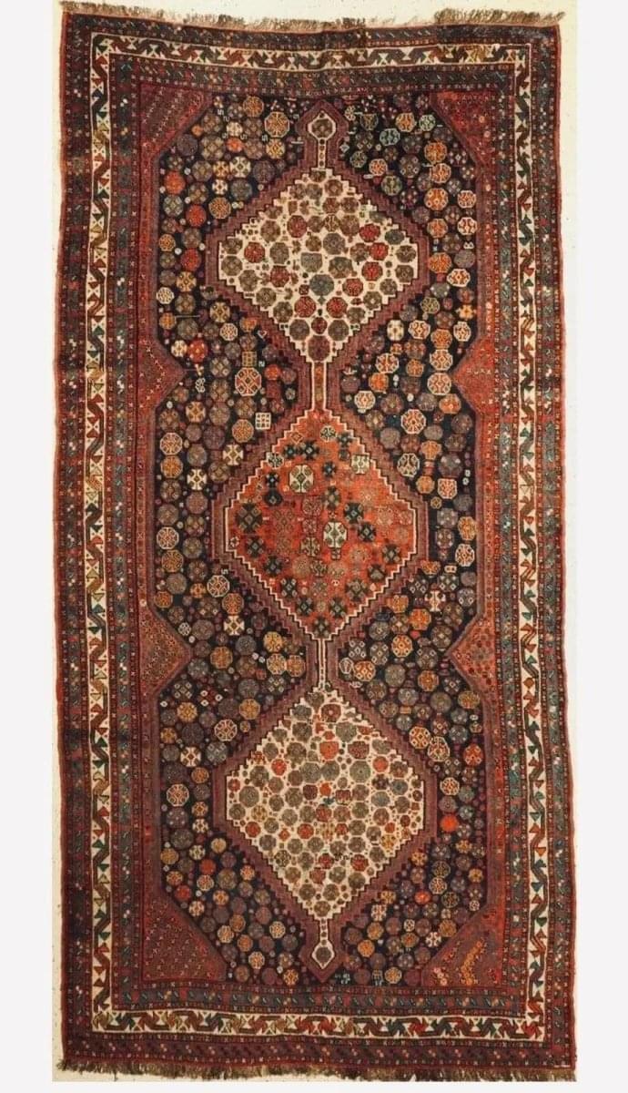 Antique Khamseh rug| 11’6”x5’7” | Rug the Rock