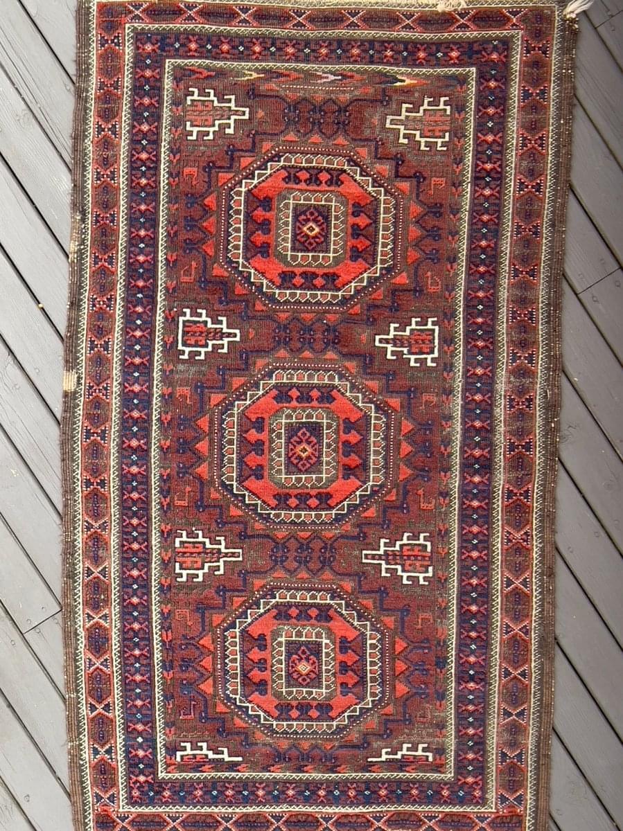 Antique Persian Baluch Rug | 5' 1" x 3' - Rug the Rock
