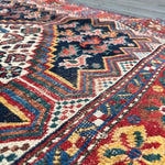 Antique Persian Khamseh Rug | 5' 9" x 4' 1" - Rug the Rock