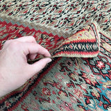 Antique Persian Senneh Kilim | 6' 3" x 4' 2" - Rug the Rock
