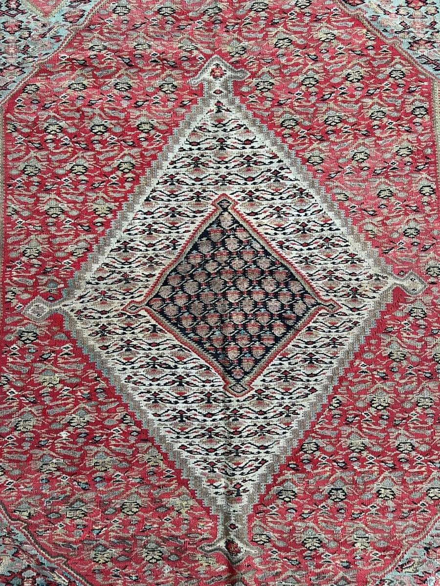 Antique Persian Senneh Kilim | 6' 3" x 4' 2" - Rug the Rock