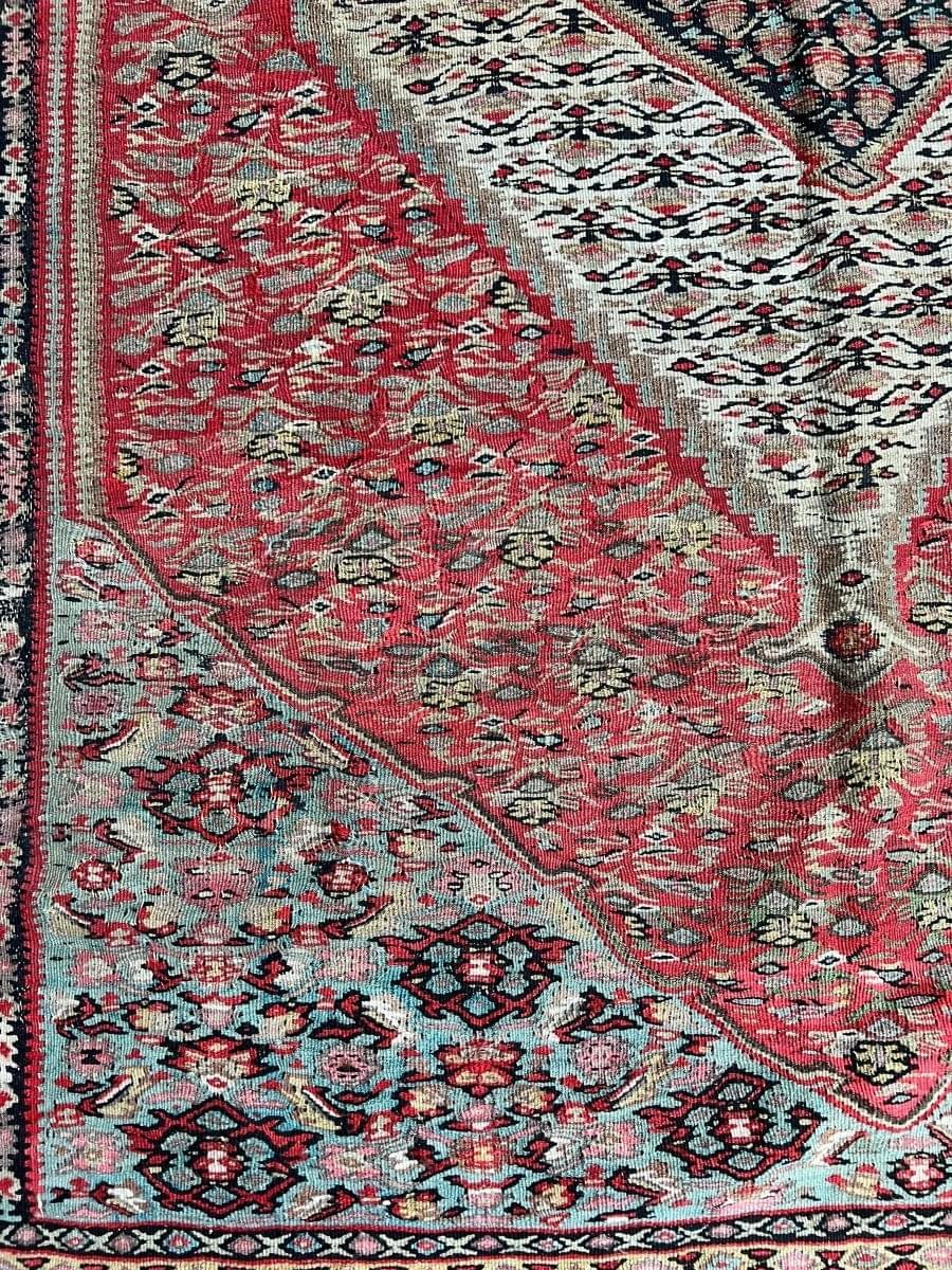 Antique Persian Senneh Kilim | 6' 3" x 4' 2" - Rug the Rock