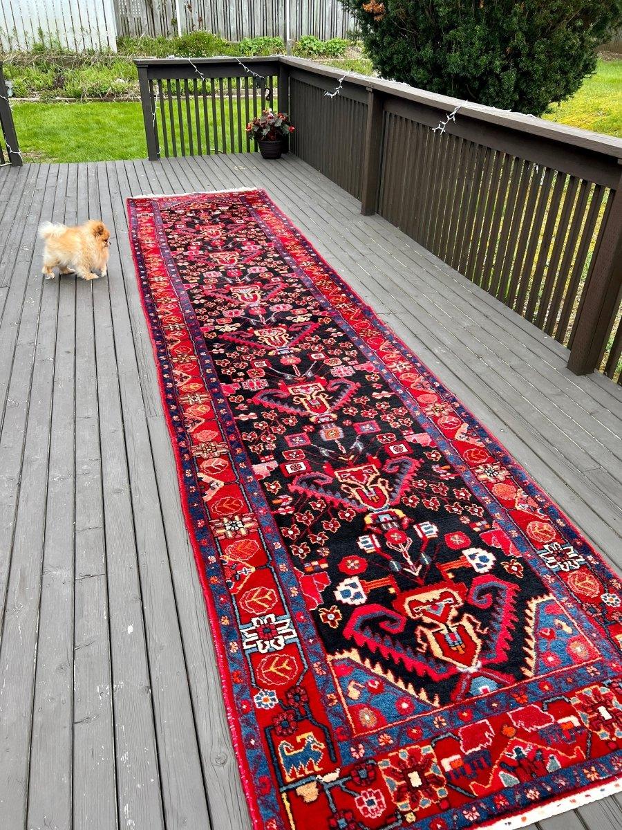 Behtash | 17' 3" x 4' | Persian Nahavand Runner Rug Rug the Rock 