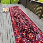 Behtash | 17' 3" x 4' | Persian Nahavand Runner Rug Rug the Rock 