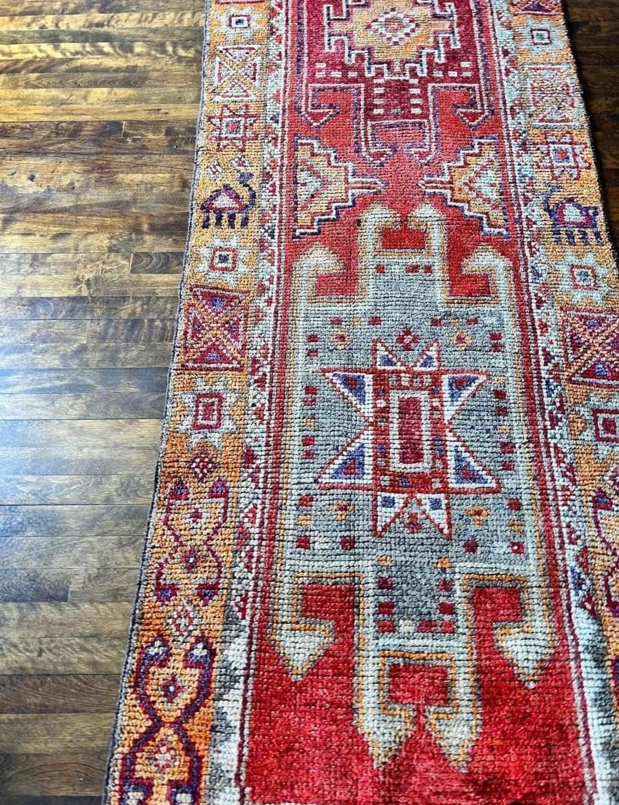 Herki Tribal Runner | 12' 10" x 3' 1" - Rug the Rock