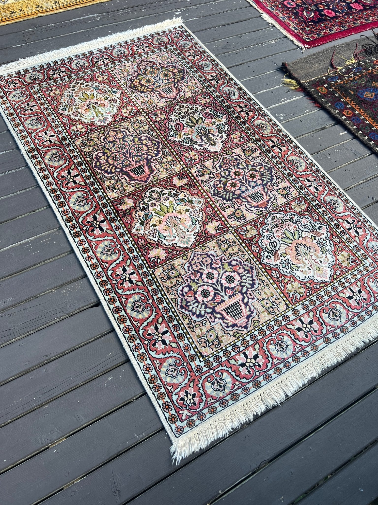 Indian Kashmir Rug | 3' x 4' 11" - Rug the Rock