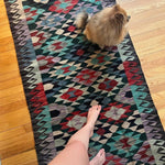 Maymana Kilim Runner | 9’ 5” x 2’ 10” - Rug the Rock