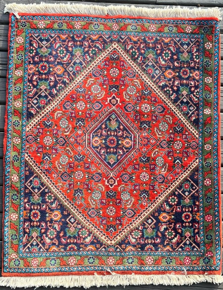Persian Bijar Mini Rug | 2' 11" x 2' 5" - Rug the Rock
