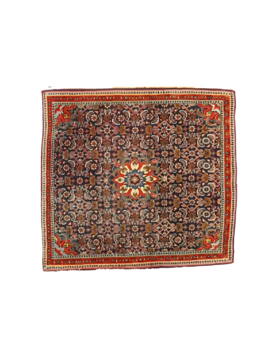 Persian Bijar Rug | 2' 6" x 2' 8" Rug the Rock