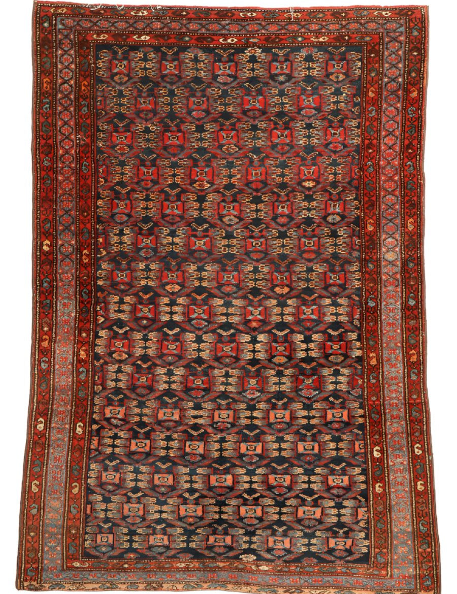 Persian Hamadan Rug | 5' 9" x 4' 1" - Rug the Rock