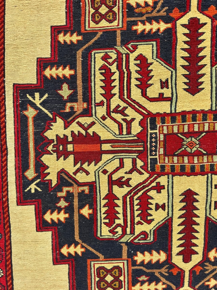 Persian Heriz Suzani Soumak | 4' 1" x 7' - Rug the Rock