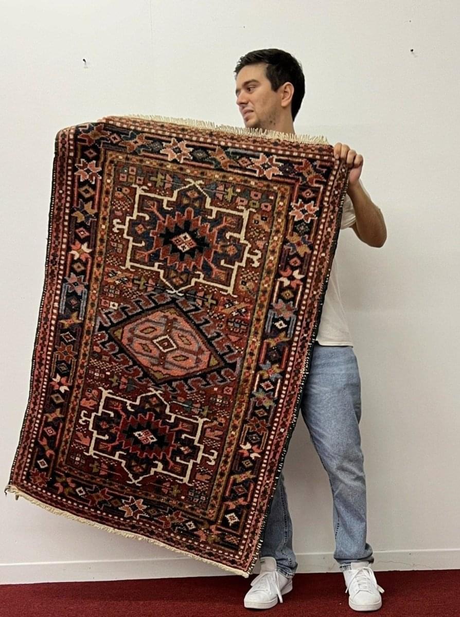 Persian Karaja Rug | 4' 7" x 3' Rug the Rock
