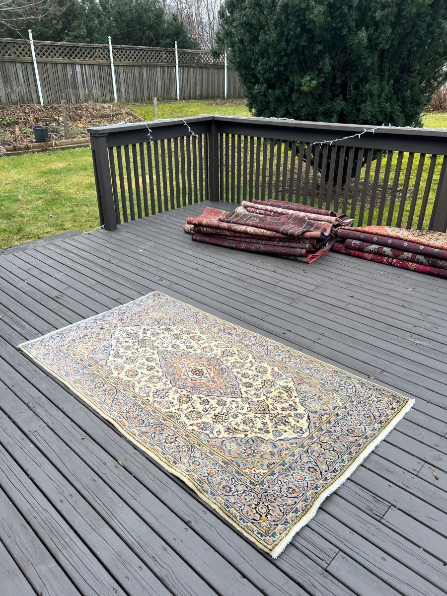 Persian Kashan Rug 1/2 | 6' x 3' 5" Rug the Rock